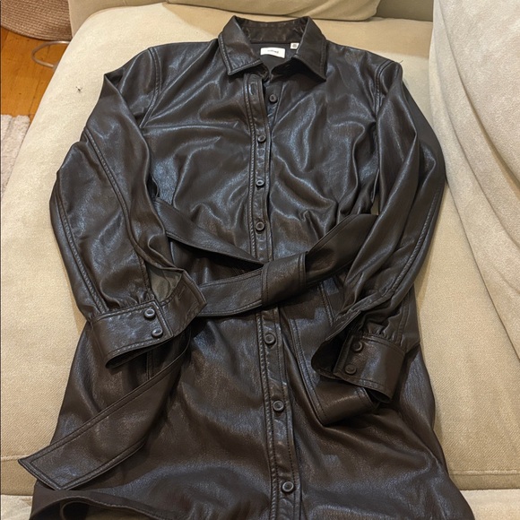 Aritzia - Caroline Leather Dress - XXS - Picture 3 of 9